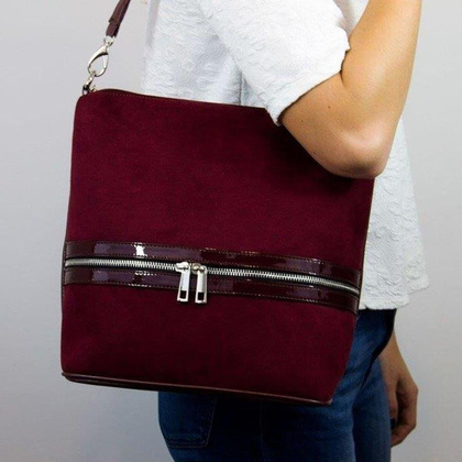 Torebka damska na ramię KEMER SOLIER ML11 Ciemno Szara - min. zamówienie 20 / 50 / 100 szt.