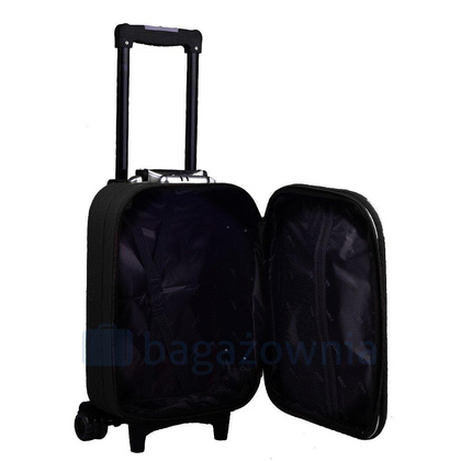 Mała kabinowa walizka PELLUCCI RGL 801 S Czarna