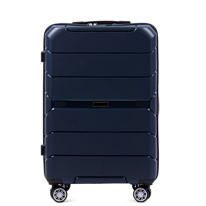 Średnia walizka WINGS PP05 M Granatowa
