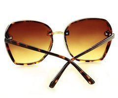 Minimalistyczne okulary przeciwsłoneczne MAZZINI GLAMOUR brąz - min. zamówienie 20 / 50 / 100 szt.