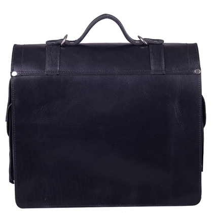 Torba skórzana na ramię KEMER 888 Czarna