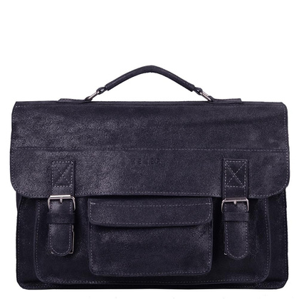 Torba na ramię skórzana KEMER CH 16/A Czarna - min. zamówienie 20 / 50 / 100 szt.