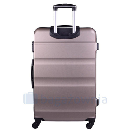 Duża walizka WINGS AT01 L Złota