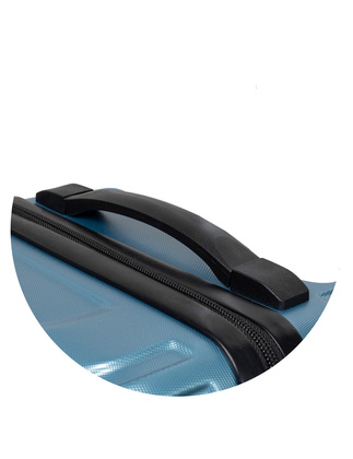 Bardzo mała walizka PELLUCCI RGL 885 XS 40x25x20 Niebieski metaliczny