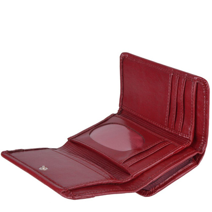 Portfel damski skórzany KEMER P14 Bordowy  - min. zamówienie 20 / 50 / 100 szt.