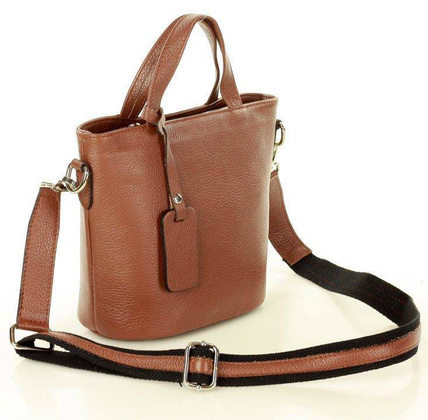 MARCO MAZZINI Torba damska messenger active leather bag brąz - min. zamówienie 20 / 50 / 100 szt.