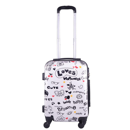Mała kabinowa walizka KEMER RGL PRINT S Loves Multikolor