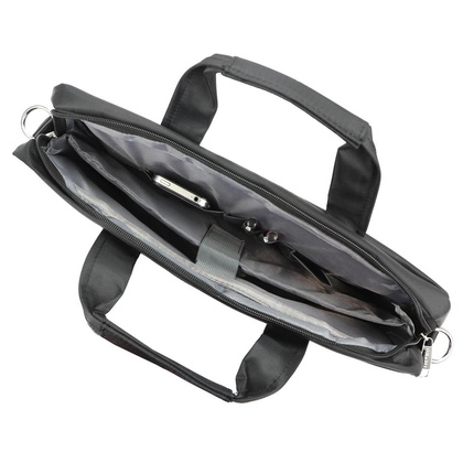 Klasyczna, teczka-laptopówka Ormi 6690# czarny KEMER