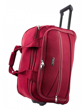 Mała torba podróżna na kołach PELLUCCI ORMI 021 Bordowa