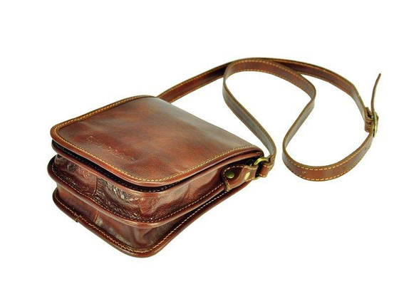 Torebka damska skórzana KEMER 855T Czerwona