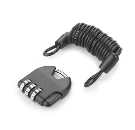 Kłódka ADO 17825-02 Czarny