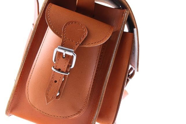 Oryginalna torba skóra KEMER VOOC Vintage P29 brąz