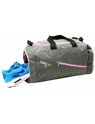 Torba podróżna podręczna PELLUCCI RGL 28 Szaro biała