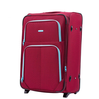 Średnia walizka WINGS 214 2K M Czerwona