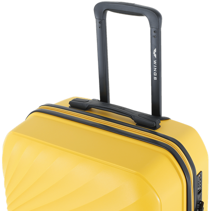 Zestaw 3 walizek WINGS HPE01-3 Yellow