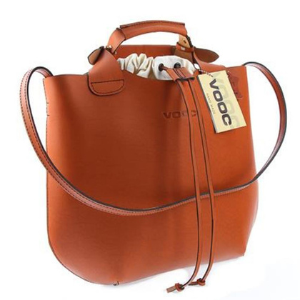 Modna torba, worek KEMER VOOC Vintage  P6 Koniak