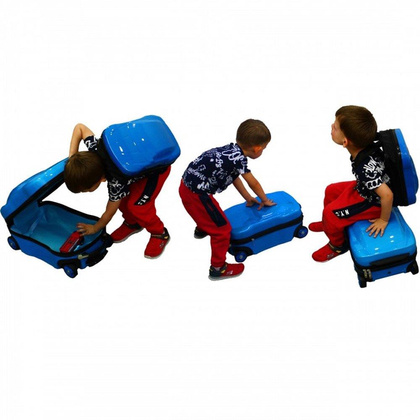 Walizka dziecięca KEMER RGL AUTO Czerwone