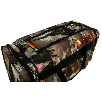 Torba podróżna podręczna PELLUCCI RGL M22A Szaro Czarna