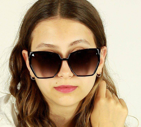 Okulary przeciwsłoneczne luksusowe MAZZINI GLAMOUR NEW czarny - min. zamówienie 20 / 50 / 100 szt.