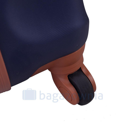 Średnia walizka WINGS 402 M Granatowa