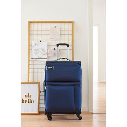 Zestaw walizek 3szt. miękkich na 4 kółkach KEMER 