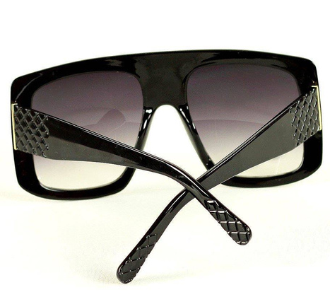 Duże okulary przeciwsłoneczne MAZZINI PERFECT DESIGN czarny - min. zamówienie 20 / 50 / 100 szt.