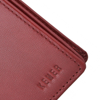 Etui na karty / wizytówki KEMER W3 Bordo