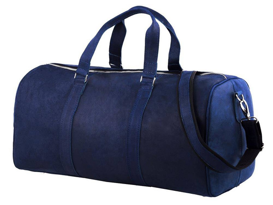 Granatowa podróżna torba weekendowa BRØDRENE BL20 Kolor wnętrza: Czarny - min. zamówienie 20 / 50 / 100 szt.