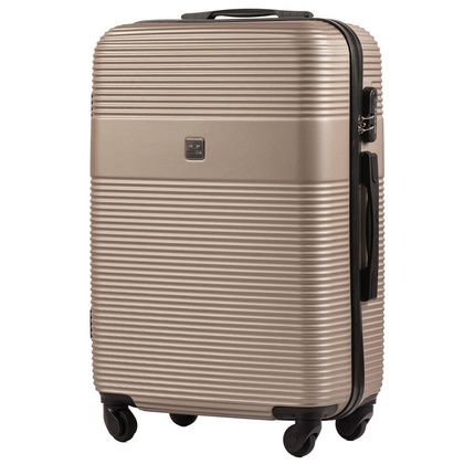 Średnia walizka WINGS 5398 M Złota