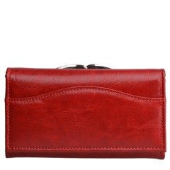 Portfel damski skórzany KEMER P15 Czerwony - min. zamówienie 20 / 50 / 100 szt.