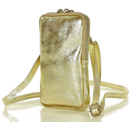 MARCO MAZZINI Etui na smartfona złoty - min. zamówienie 20 / 50 / 100 szt.