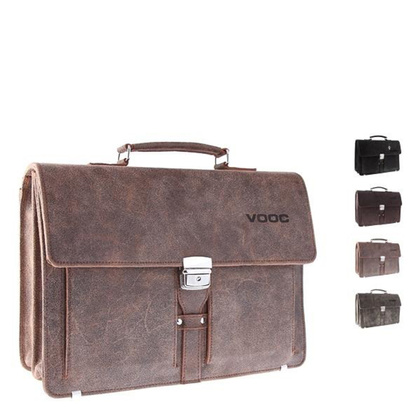 Teczka KEMER VOOC Vintage  URBAN ATS167 ciemny brąz