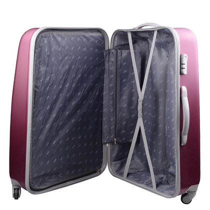 Mała walizka kabinowa PELLUCCI RGL 883 S Bordowa