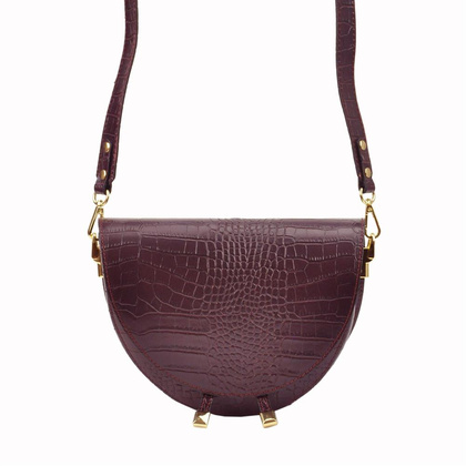 Torebka damska skórzana KEMER 19-16 COCO Bordo