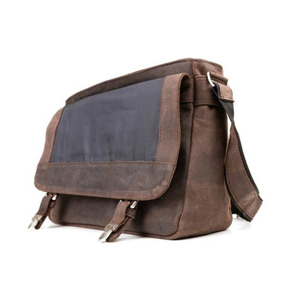 Torba unisex na ramię KEMER VOOC URBAN RDW3 Brązowa