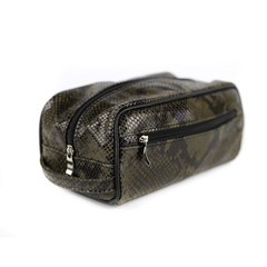 311 Kosmetyczka cegiełka-wąż zielony KEMER