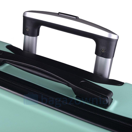 Średnia walizka WINGS AT01 M Jasnozielona