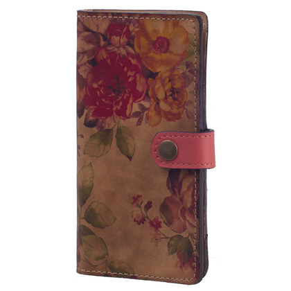 Portfel damski skórzany KEMER R6 Brązowy - min. zamówienie 20 / 50 / 100 szt.