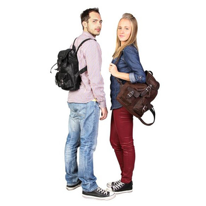 Plecak skórzany KEMER VOOC RETRO TC13 Brązowy