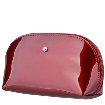 Kosmetyczka skórzana KEMER KO 253 Bordo lakier - min. zamówienie 20 / 50 / 100 szt.