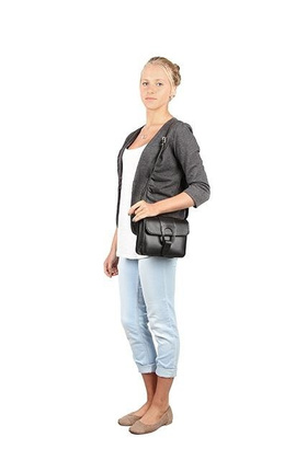 Torebka damska na ramię KEMER VOOC Vintage P28 Czarny