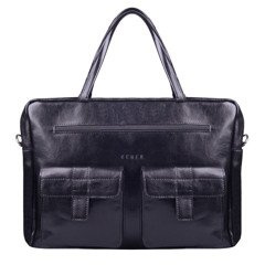 Torba męska na laptop KEMER TSL17/2/K/Z Czarna - min. zamówienie 20 / 50 / 100 szt.