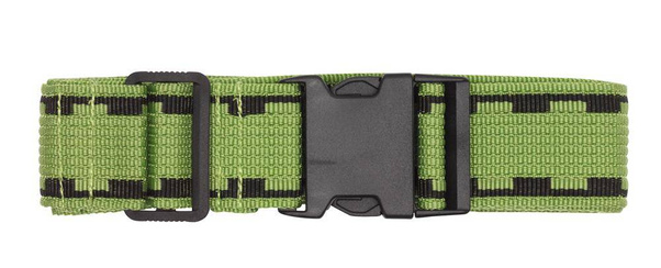 Pasek bagażowy FIX, czarny, czerwony, zielony