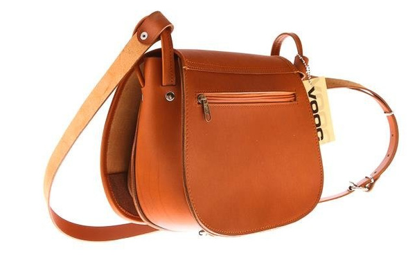 Listonoszka duża torebka KEMER VOOC Vintage P27 Brązowa