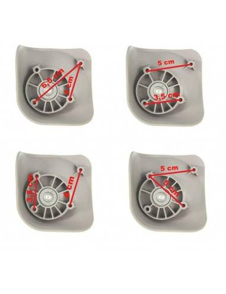 Kółko Do Walizki Carbon M7 Część Czarne