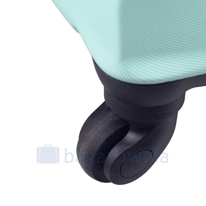 Średnia walizka WINGS AT01 M Jasnozielona