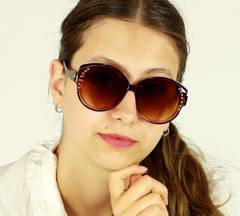 Luksusowe okulary przeciwsłoneczne MAZZINI  DIAMOND brąz - min. zamówienie 20 / 50 / 100 szt.