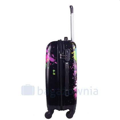 Mała kabinowa walizka KEMER RGL PRINT S Ciapki Multikolor