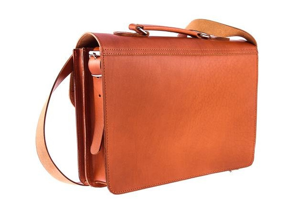 Klasyczna teczka / plecak KEMER VOOC Vintage P12 brąz