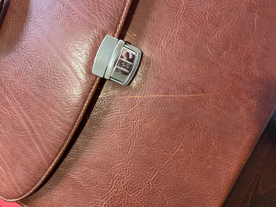 Teczka męska skórzana KEMER B 809/J-16-S1-231 Jasny Brąz